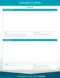 lean analytic canvas