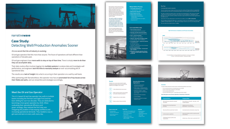 oil and gas detecting well production issues sooner with analytics